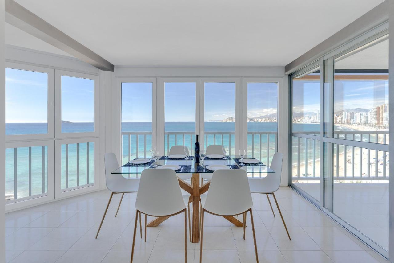בנידורם Levante Sunset Front Line Apartment Almadraba מראה חיצוני תמונה