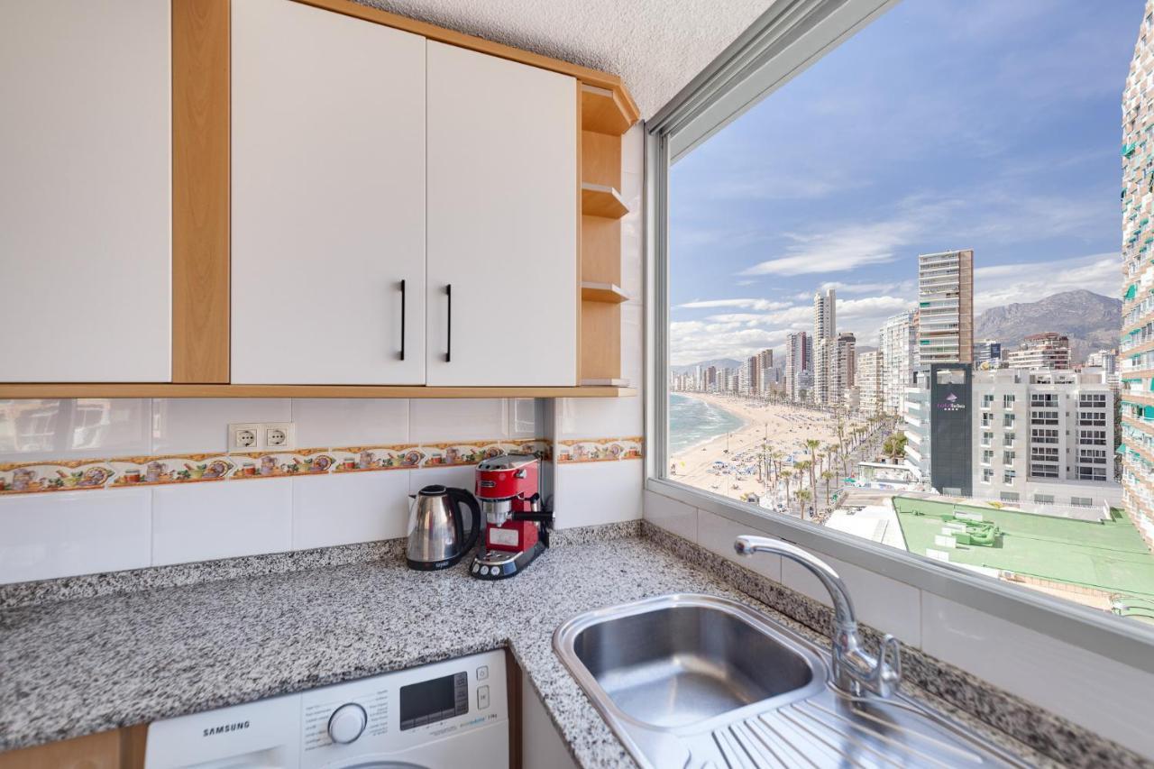 בנידורם Levante Sunset Front Line Apartment Almadraba מראה חיצוני תמונה